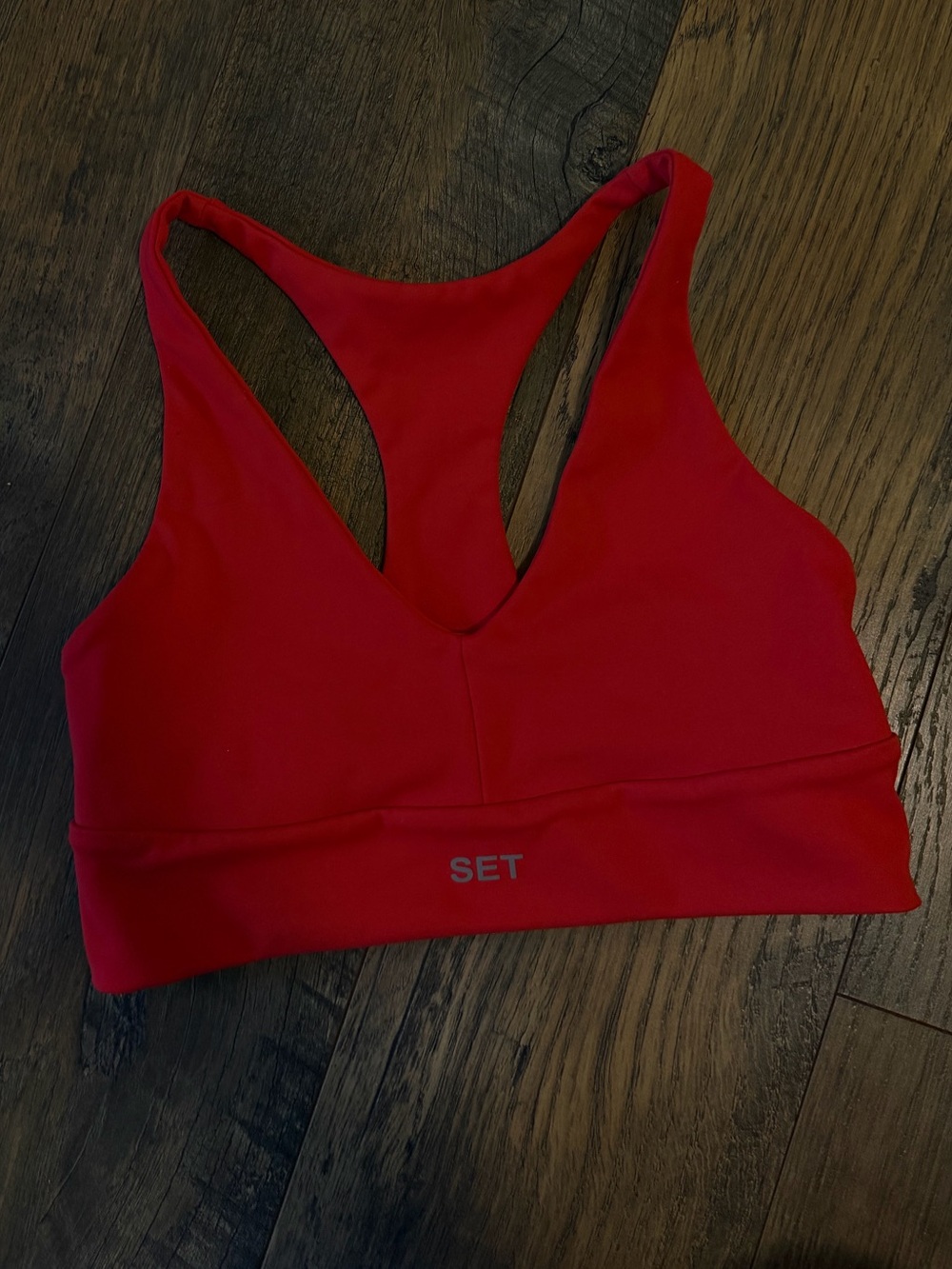 SET Active Red Racerback Sports Bra